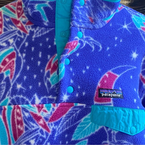 Patagonia | Jackets & Coats | Rare Patagonia Synchilla Owl Fleece Pull 